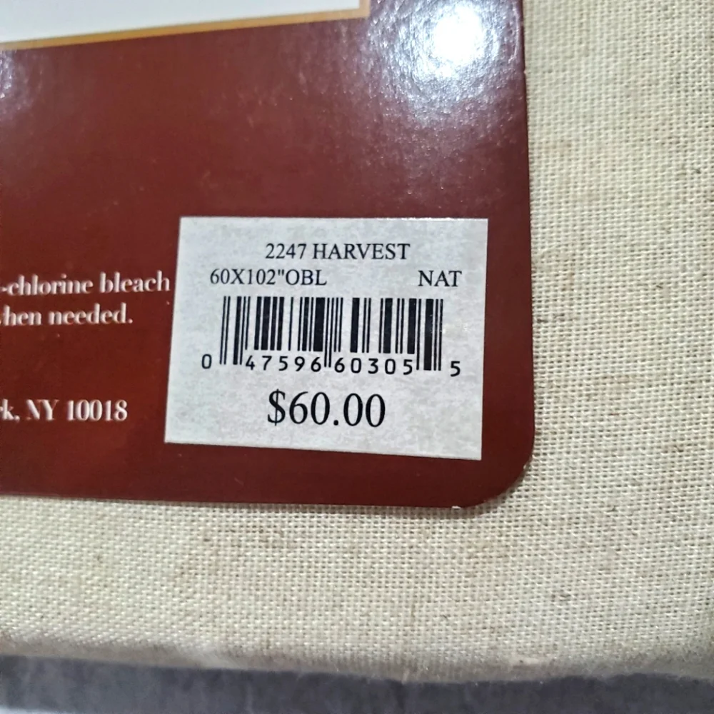 Tablecloth 🍽 🦃 HARVEST 🍁 60 x 102